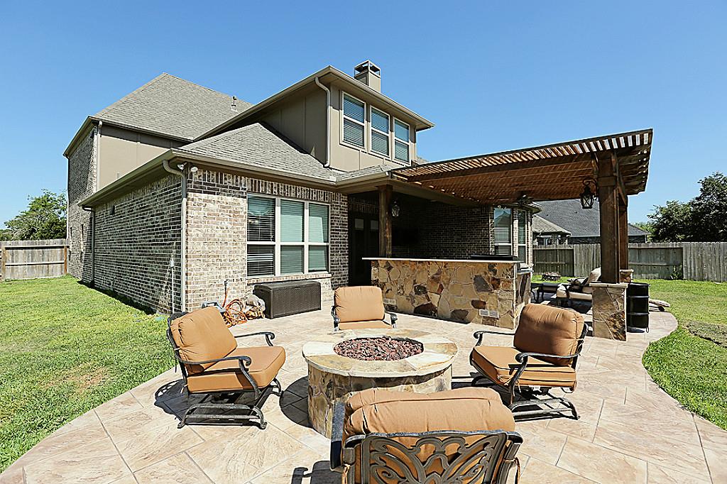 Pergola covered patio cover in Georgetown Texas